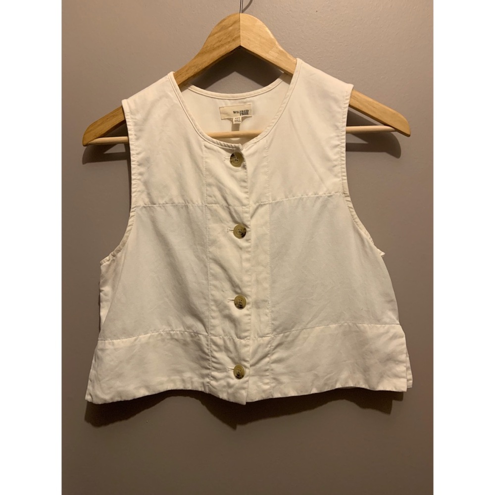 Wilfred Free Cropped Botton Blouse